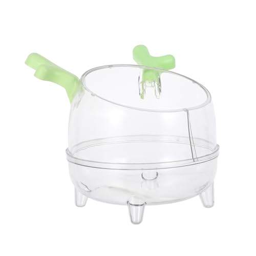 POPETPOP Hamster Badezimmer Toilette Zigarettenanzünder Fliegendes Wasserfestes Hängende Hakenkleiderbügel Basismaske Maske Maske Fuchsmaske Das Haustier Light Green von POPETPOP