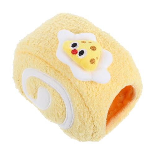 POPETPOP Hamster Baumwollnest Cartoon Hamsternest Hamsterbett Kleintierkäfig Zubehör Sommer Hamsternest Hamster Schlafhaus Warmes Hamsterbett Hamster Versteckhaus Gelb von POPETPOP