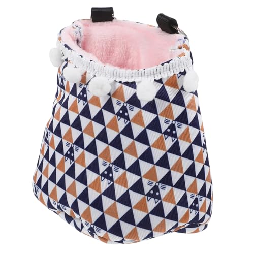 POPETPOP Hamster Baumwollnest Heu Haustier Tasche für Heringe für Wäscheleine mit Tasche stickig hamsterbett Kleintier Schlafsack Frettchen Bett Frettchen Hängematte Stoff von POPETPOP