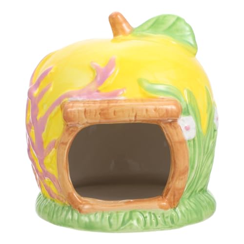 POPETPOP Hamster Nest Aus Keramik Cooles Igelversteck Kleines Tierhaus Hamsterversteck Keramik Sommer Hamsterhaus Dekorativer Hamster Hamsterwinter Hamster Cool Haustier Chinchilla von POPETPOP