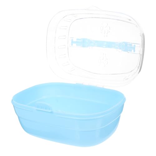 POPETPOP Hamster-Tragebox Haustier Käfig Vogelnest Vogelhaus Multi Hund Hamster transportbox Hamster Transportkoffer Hamster-Transportbox wasserkocher Rattenträger Hamsterträger pp Sky-Blue von POPETPOP