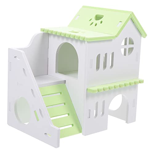 POPETPOP Hamsterbett hamsterhaus Hamster Hamster Schlafhaus hamsterkäfige meerschweinchen Schloss Futterspender kleines Chinchilla-Versteck Käfig-Chinchilla-Versteck PVC Colorful von POPETPOP