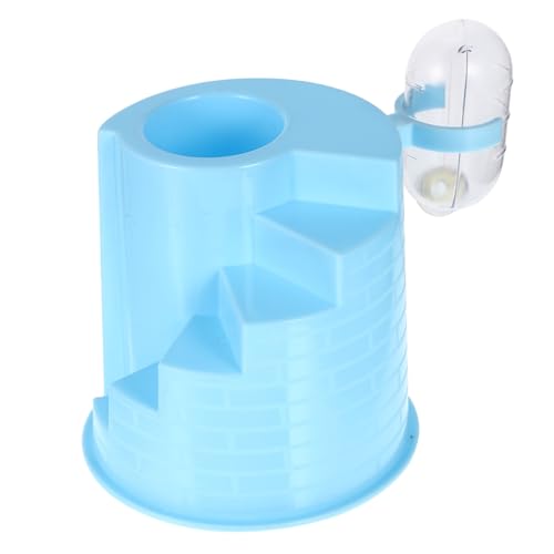 POPETPOP Hamsternest Hamster hamsterspielzeug Hamster wasserspender Hamster Spielhaus hamsterkäfige Kaninchen Haustierkäfig Meerschweinchen verstecken Hamsterkäfig Abs Blue von POPETPOP