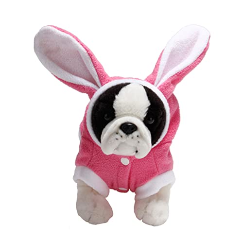 POPETPOP Hündchen-Weihnachts-Outfit Hund Thermische Kleidung Welpen-weihnachtskostüme Welpenweihnachtskleidung Hündchen Weihnachtskleidung Hasenkostü Häschen-Hoodie Schmücken Cosplay von POPETPOP