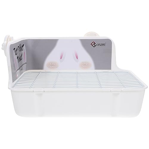 POPETPOP Töpfchen Hasentoilette Meerschweinchen-Trainingsbecken Käfig Mit Toilettenschale Für Ratten Hamster Frettchen Kaninchen Kleine Mittelgroße Tiere Meerschweinchen Käfig von POPETPOP