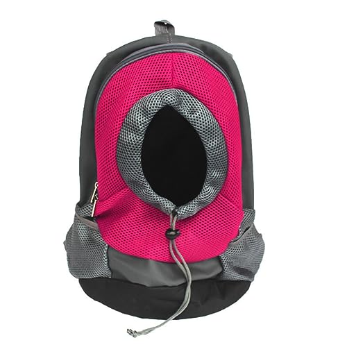 POPETPOP Haustier Hund Fronttasche hundekotbeutel pet Backpack hundetragetasche hundezuggeschirr hundesack Transportbox für Haustiere Haustier Hund Tasche Rucksackträger für Hunde Rosy von POPETPOP