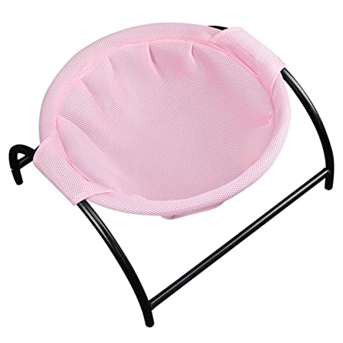 POPETPOP Haustier Katzenstreu Hängematte für Katzen Bett Zwinger Katzentransporter pet Bed hundehängematte catsbests atmungsaktive Katzenhängematte Katze Hängematte Sandwich-Stoff Rosa von POPETPOP