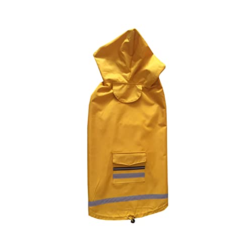 POPETPOP Regenmantel Für Haustiere Wimperntusche Haustier Regen Slicker Hund Regenmantel Hund Regen Slicker Regenjacke Für Haustiere Golden Retriever Kleidung von POPETPOP