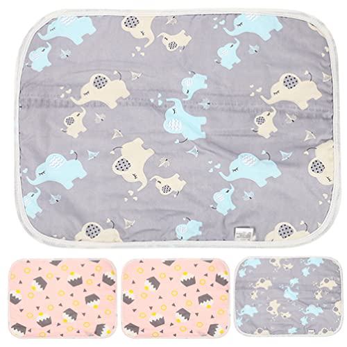 POPETPOP Haustiere Klein 4 Stück Hamster Pads Einstreu Meerschweinchen Käfigeinlagen Waschbar Kleintiere Käfig Pee Pads Super Saugfähig Für Kaninchen Chinchilla Rennmäuse Igel Ratten von POPETPOP