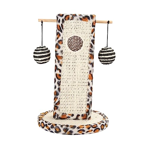 POPETPOP Haustierkatze, Die Spielwaren Verkratzt Sisal Kratzbrett Kletterstützen Für Katzen Sisal Scratch Pole Kätzchen Kratzen Requisiten -Spielzeug Haustier Katze Katzenkratzer von POPETPOP