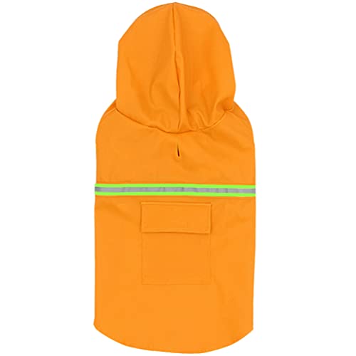 POPETPOP Hund Regenmantel Regenmäntel für Hunde wasserdicht Regenbekleidung für Hunde Regenjacke Hunderegenmäntel für mittelgroße Hunde atmungsaktiver Regenmantel Haustier Zubehör Poncho von POPETPOP