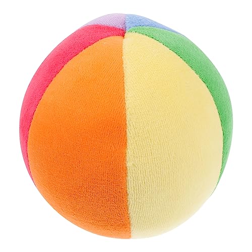 POPETPOP Hunde-Kau-Plüschball, weicher Haustier-Geräuschball, gefüllter flauschiger Spielzeugball (Basketball-Haustierspielzeug für Spielzeug zum Kauen, Spielzeug für Hunde, Plüschball, schönes Kauspielzeug, Hundespielzeug, quietschend von POPETPOP