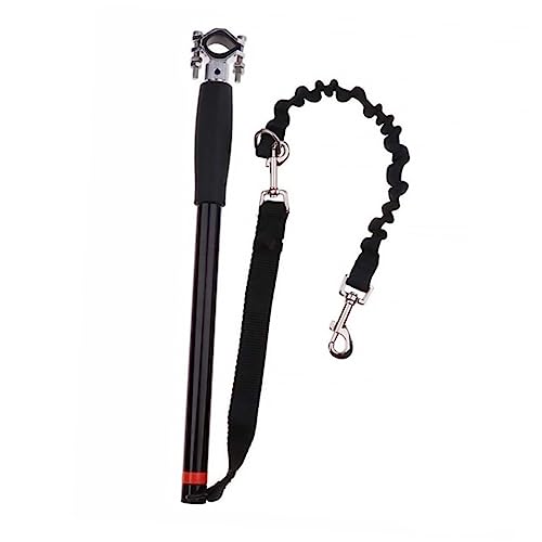 POPETPOP Hundeleine Autogeschirr für Hunde Hundegeschirre Choke-Kette für Hunde Laufhalsband für Hunde, die ziehen Kabel Hundebedarf Haustier-Traktionsseil Zugseil für Welpen Nylon Black von POPETPOP