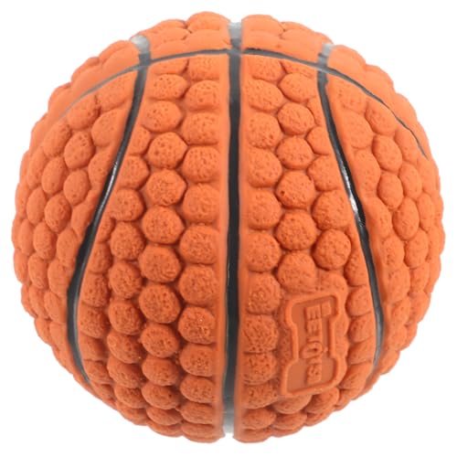 POPETPOP Hundespielzeugball Kleiner Hundeball Lustiges Basketballspielzeug Für Hunde Lustiger Hüpfball Für Hunde Kauspielzeug Zum Trainieren Von Haustieren Hundebälle Gummi Fußball Welpen von POPETPOP