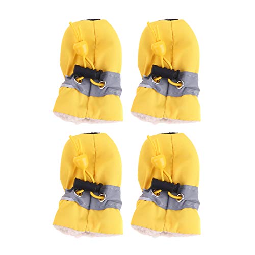POPETPOP Hundestiefel Welpenschuhe Für Kleine Hunde Hundeschuhe Für Kleine Hunde Hundeschuhe Für Den Winter Winterstiefel Für Pfotenschutz Für Hundesohlen Schuhe Für Hunde Yellow POPETPOP Hundestiefel Welpenschuhe Für Kleine Hunde Hundeschuhe Für Kleine Hunde Hundeschuhe Für Den Winter Winterstiefel Für Pfotenschutz Für Hundesohlen Schuhe Für Hunde Yellow von POPETPOP