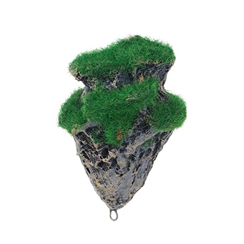 POPETPOP Kampffisch Aquarium 1 STÜCK Aquarium Dekoration Stein Schwimm Rock Kunststein Aquarium Decor Bimsstein Flying Rock Ornament - Größe S Aquarium Steine Natur von POPETPOP