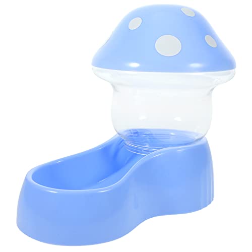 POPETPOP Kaninchen Wasserspender Automatischer Schwerkraft Haustier Spender Hund Katze Wasser Feeder Pilzform Futternapf Futternapf Behälter Auto Waterer Flasche für Kleine Große Haustiere Hunde von POPETPOP