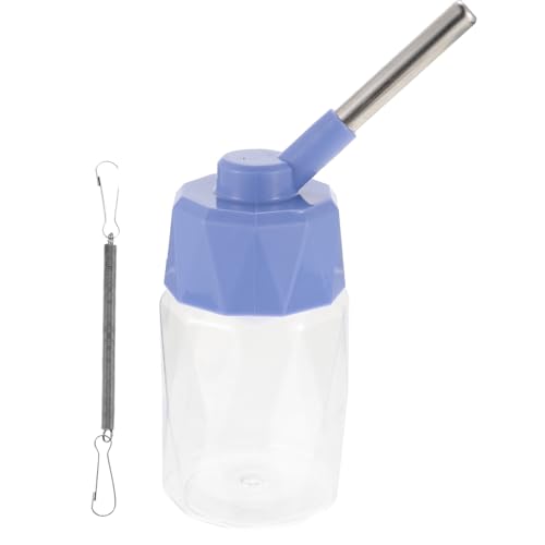 POPETPOP Kaninchentrinker Automatischer Futterspender Rennmaus Käfig Hamster wasserspender Hamster trinkflasche wasserflasche Wasserspender für Kaninchen Wasserbehälter für Hamster STK Blue von POPETPOP