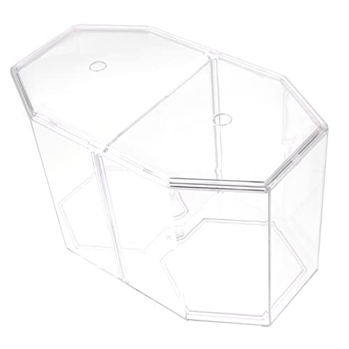 POPETPOP Kasten Aquarium Fischglas Filter für Aquarien Fischtankwasserwechsler Multi aufzuchtfutter Fische aquaterrarium kleines Fischzuchtbecken Versorgung mit Aquarien Plastik Transparent von POPETPOP