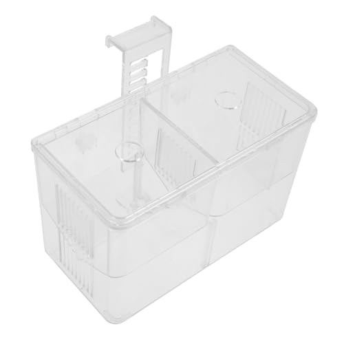 POPETPOP Kasten Inkubationsbox Betta Aquarium Trennwand Guppy-fischbrutstätte Zubehör Für Aquarien Inkubator Zum Laichen Von Fischen Zuchtboxenteiler Fischzuchtbecken Aquarienfische Acryl von POPETPOP