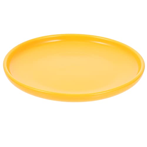 POPETPOP Katzenschüssel aus Keramik Kaninchenfutter Katzennäpfe kleine Hundenäpfe Wassernapf für Haustiere pet Supplies pet Bowl Katzennapf Hündchen-Leckerli-Halter Hundenapf Yellow von POPETPOP