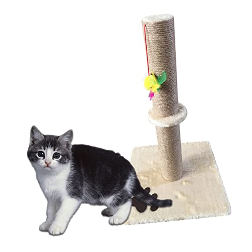 POPETPOP Katze Katzenhaus Kletterpfosten Für Katzen Haustier Aktivitätsturm Für Kätzchen Kletterspielzeug Für Katzen Katzenkratzbaum Katzenhöhle Katze Kletterbaum Spiel Faltbar Hölzern von POPETPOP