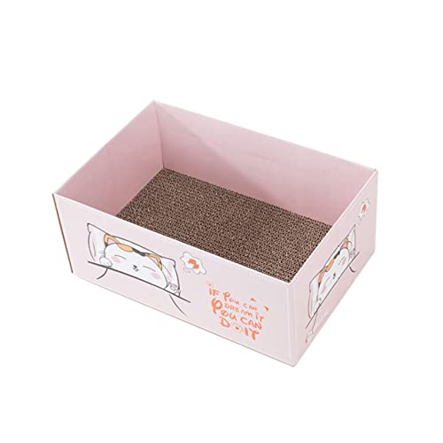 POPETPOP Kratzspielzeug Für Katzen Kratzbaum Für Tiere Katzenkratzlounge Katze Entspannendes Bett Kratzbaum Aus Katzenpapier Katzenhaus Aus Pappe Katzen-Board-Pads Hauskatze Abnehmbar von POPETPOP