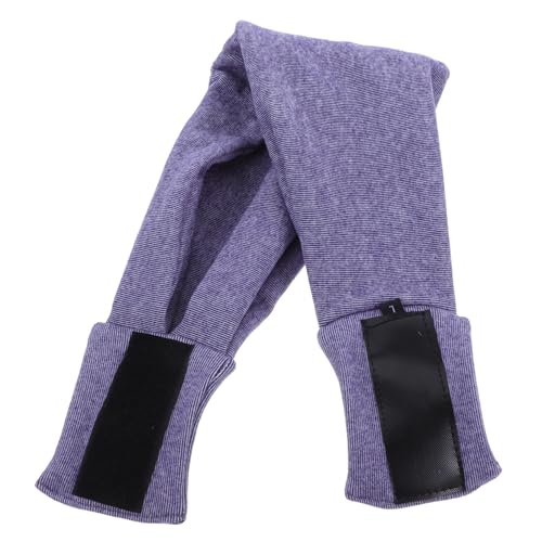 POPETPOP Ohrenschützer Für Hundehalsbänder Hundeohren-schal Ohrenschutz Für Hunde Gehörschutz Für Hunde Hundekopf-ohrenwärmer Hunde-Winterschal Verstellbare Ohrenschützer Violet Polyester von POPETPOP