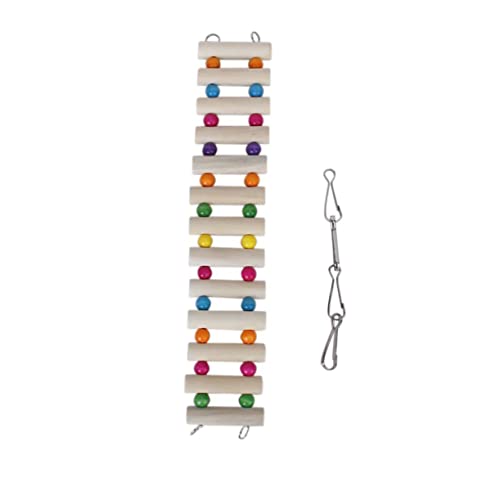 POPETPOP Holzbrücke Für Papageien Leiter Für Kleintiere 6 X 30 cm Lustiges Spielset POPETPOP Holzbrücke Für Papageien Leiter Für Kleintiere 6 X 30 cm Lustiges Spielset von POPETPOP