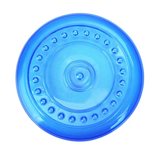 POPETPOP Strandspielzeug Outdoor Spielzeug Pet Dog Flying Disc Blue Flying Disc Dog Toy Pet Training Flying Disc Disc Toy Dog Interactive Toy Pet Supplies (Blue) Outdoor Spielzeug Outdoor Spielzeug von POPETPOP