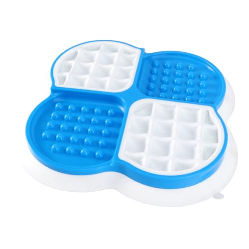 POPETPOP Pet Slow Food Bowl Hundenapf Hunde Welpenfutter Pet Slow Eating Bowl Anti Choke Pet Bowl Tiernapf Für Hunde Blau Silica Gel POPETPOP Pet Slow Food Bowl Hundenapf Hunde Welpenfutter Pet Slow Eating Bowl Anti Choke Pet Bowl Tiernapf Für Hunde Blau Silica Gel von POPETPOP