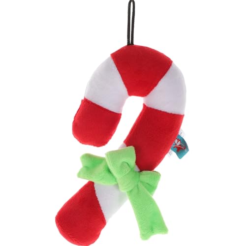 POPETPOP Puppy Chew Toys Cleaning Toy Christmas Stocking Toy Dog Rubber Toy Gift Set Candy Cane Chew Toy for Puppy Teething Cleaning Training Puppy Chew Toys Interactive Dog Toys von POPETPOP