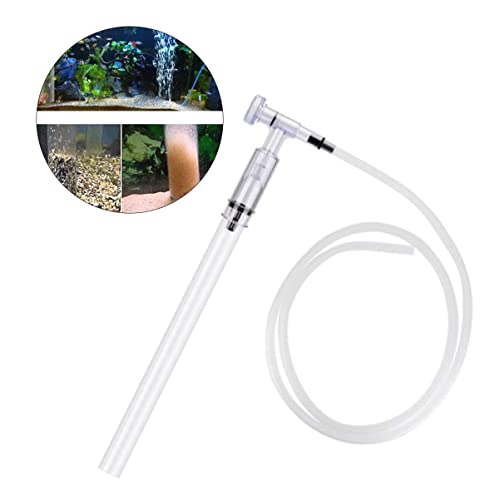 POPETPOP Sandreiniger für Aquarien Pumpe Schwämme Tank Fisch Absorber Kanister System Vakuum Schaber UV Schwamm Bausatz Kühler Siphon wasserfilter für Aquarium Aquarienwasserfilter von POPETPOP