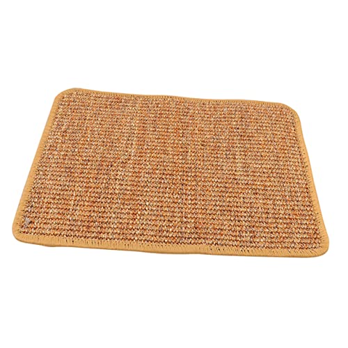 POPETPOP Sisal Katzen Griff Katze Schleift Teppich Katze Necken Matte Klauenschleifpad Couchauflagen Für Sofas Kratzsofaschutz Für Katzen Katze Schlafmatte Sofa-Schutz Schaber Katzenminze von POPETPOP