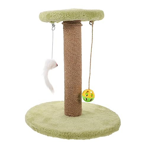 POPETPOP Kratzbaum Für Katzen Aus Sisal Katze Weicher Barsch Kaktus-kratzbaum Kletterturm Für Katzen Interaktives Katzenspielzeug Katzenturmmöbel Katzenruhe Haushalt Massivholz Zubehör von POPETPOP