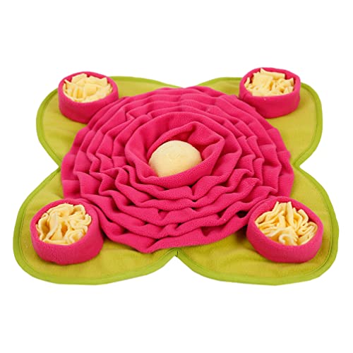 POPETPOP Fleecedecken Für Haustiere Snuffle Matte Hund Snuffle Behandeln Matte Release Stress Pad Non Slip Pet Aktivit?t Decke Nosework Decke Fütterung Ausbildung Matte für Home Hundedecke von POPETPOP