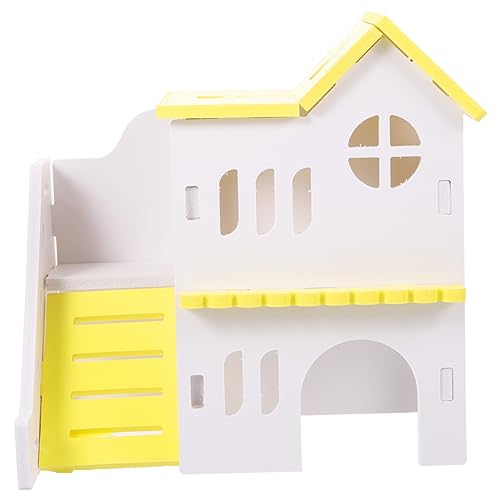 POPETPOP Spielzeug Deko-Spielzeug Schönes Hamsterhaus Premium Bezauberndes Chinchilla-Versteck Schönes Chinchilla-Versteck Hamster-Versteck Hamstervilla Kleines Käfigzubehör PVC von POPETPOP