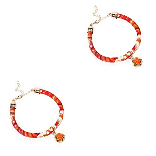 POPETPOP Für Welpen Stil F Haustier Verstellbare Größe Hundeglockenhalsband Für Katze Party Blumenring Kätzchen Liefert Muster Halskettenanhänger Welpenhalsband von POPETPOP