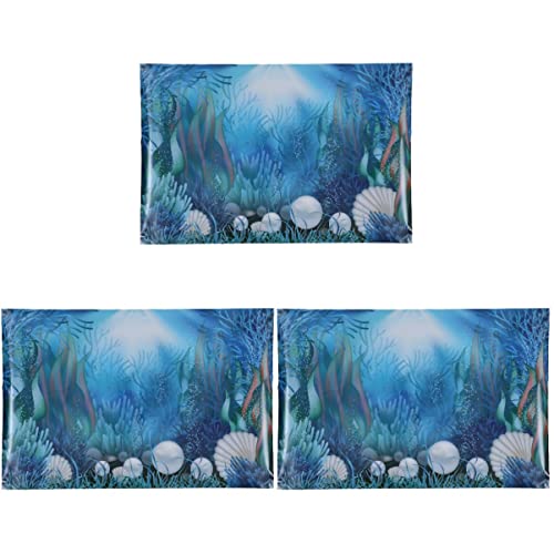 POPETPOP 3st Aquarium Hintergrundpapier Unterwasserhintergrundaufkleber Aquarium Dekorationen Bilder Dekorativer Aufkleber Für Aquarien Tapete Für Aquarien 3D Abnehmbar Dekorative Gemälde von POPETPOP