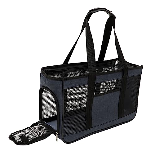 POPETPOP Tasche für Haustiere Katzen Tragetasche katzentragetaschen Katzen Tasche Haustierträger Faltbare Reisetasche Katzengehege im Freien Tragetasche für Katzen Welpenträger Oxford-Stoff von POPETPOP