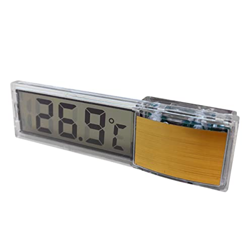 POPETPOP Top-fin-Thermometer Zubehör Für Betta-Fische Aquarium-Thermometer Für Reptilien Schildkrötenbecken-Thermometer Eidechsen-Tank-Thermometer Saugnapf Elektronischer Bausatz 3D von POPETPOP