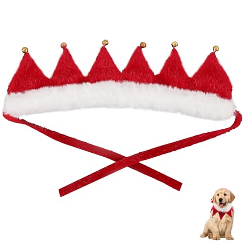 POPETPOP Verstellbares Weihnachts-hundehalsband mit Glöckchen: Feiertags-haustierhalsbänder für Katzen Und Hunde, Festliches Party-kostüm-Accessoire, L POPETPOP Verstellbares Weihnachts-hundehalsband mit Glöckchen: Feiertags-haustierhalsbänder für Katzen Und Hunde, Festliches Party-kostüm-Accessoire, L von POPETPOP
