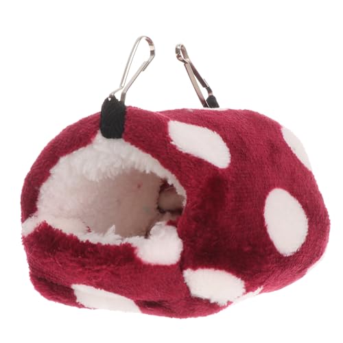 POPETPOP Vogelkäfig-Zubehör Kuscheltiere Spielzeug-Hängematte Für Kuscheltiere Frettchenbett Chinchilla-Spielzeug Hamster-Bettwäsche Warmes Nest Kaninchen-Hängest Winter-Vogelhaus von POPETPOP