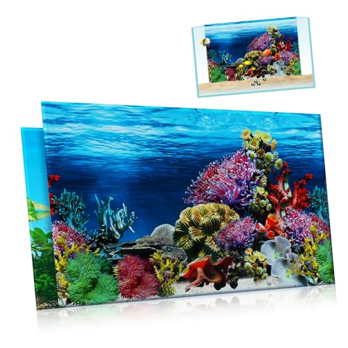 POPETPOP Wandaufkleber Papier Led-licht Für Aquarien Hintergrundaufkleber Tank Hintergrund des Ozeanaquariums Aquarium Geführt Hintergrund Für Aquarium Selbstklebender Aquarienhintergrund von POPETPOP