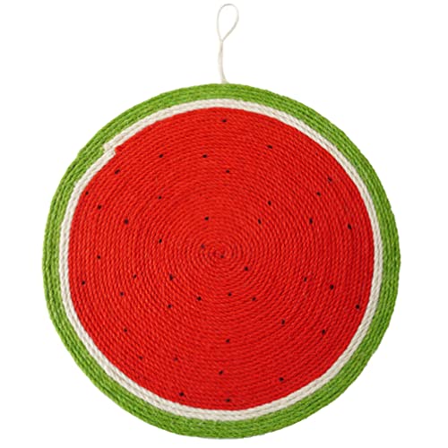 POPETPOP Spielzeug Für Katzen Spielzeug Für Haustiere Watermelon Design Cat Croboper Dekorative Kätzchen Kratzer Haushalt Kratzplatte Spielzeug Für Kätzchen Kratzbretter Katzen von POPETPOP