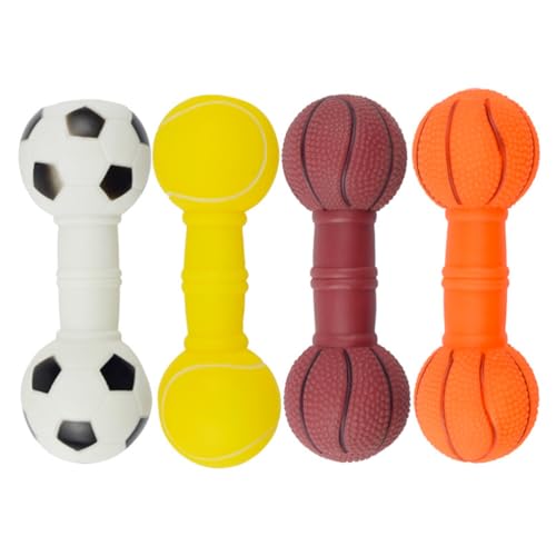 POPETPOP Welpenspielzeug, 4 Stück, Hundespielzeug, Geräuschspielzeug, winzige Sneaker, Spielzeug, Haustier-Kauspielzeug, Quietschspielzeug, Haustier-Zahnreiniger, quietschendes Spielzeug, von POPETPOP