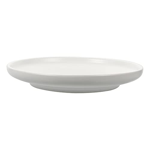 Puppy Water Feeder Porcelain Cat Bowl Ceramic Shallow Cat Dish, Cat Food Bowl, Pet Bowl Non Slip Pet Plate for Kitten Puppy and (White) Flat Cat Dish Kitten Ceramic Bowl von POPETPOP