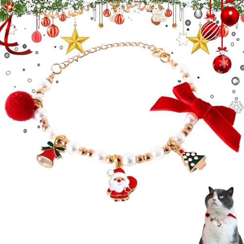 Hundehalsband Weihnachten Haustier Halsband Hundehalsband Hundehalstuch Katzenhalsband Katzen Hunde Weihnachtskostüm Weihnachten Dekoration von PORUPAEL