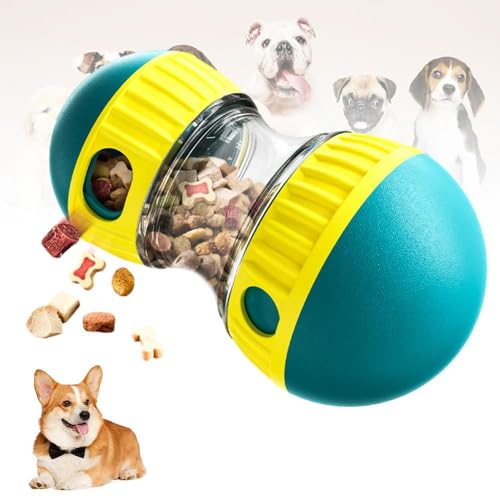Leckerli-Spender-Puzzlespielzeug, interaktives Hundespielzeug und Hunde-Puzzlespielzeug for kleine Hunde. Interaktives Spielzeug, verstellbarer Futterspender, Leckerli-Spender, Hunde-Puzzle-Futterspen von POVVFRTY