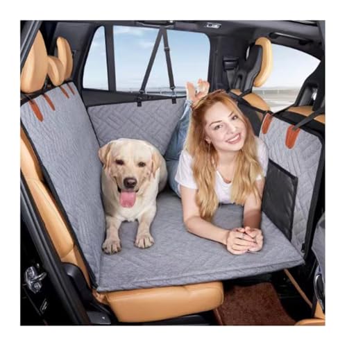 Auto sitzbezug für Hunde, Für Smart #1#3 forease+ forvision for-us.Robuste Hundehängematte mit Netzfenster und Aufbewahrungstasche,B von PPLKLKJ